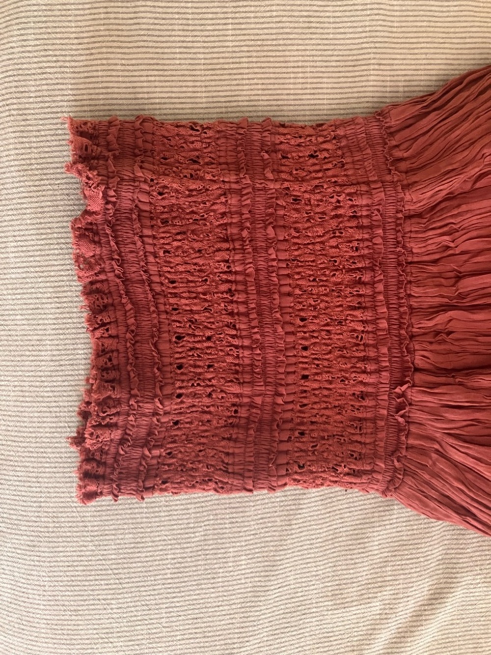 Free People Raven Convertible Maxi Skirt in Rusty Rose XS - Picture 2 of 4